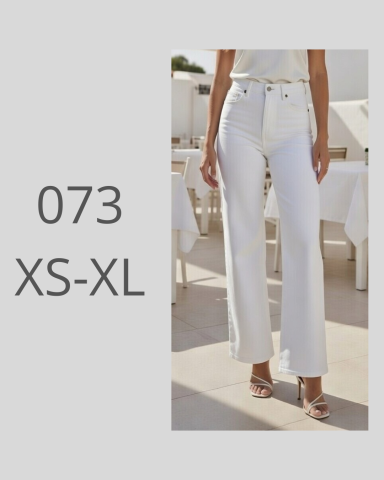 Pantalones blancos de talle alto con cinturón, modelo XS-XL.